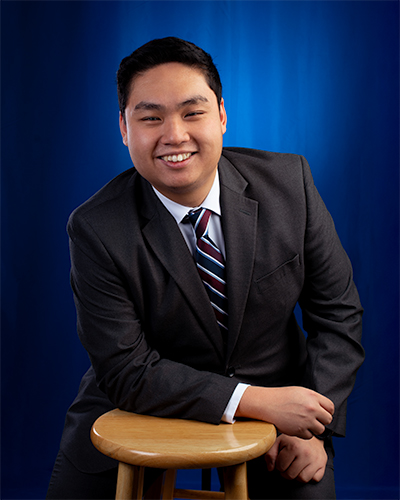 Smiling man in business suit